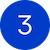 Number three in round blue circle