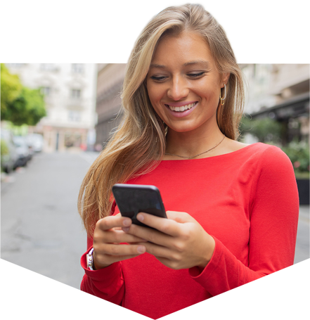 Person reviewing savings account interest rates